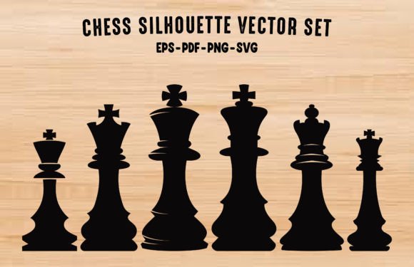 Board Game Silhouette Vector Graphics and Illustrations