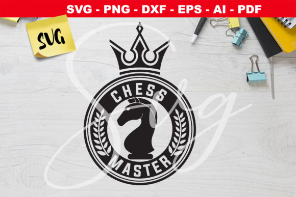 Chess Master Chess Game Graphics for Crafts