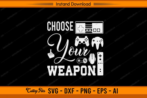 Choose Your Weapon Game: Graphics & Crafts for Branding