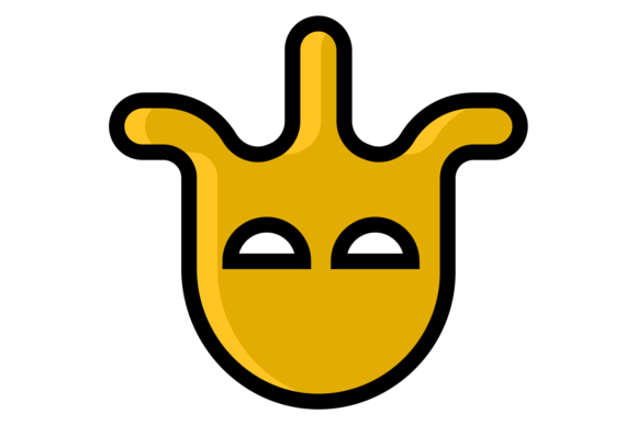 Color Game Character. Funny Arcade Shape