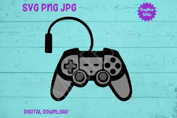 Game Controller SVG PNG JPG Cut Files for Graphics & Crafts