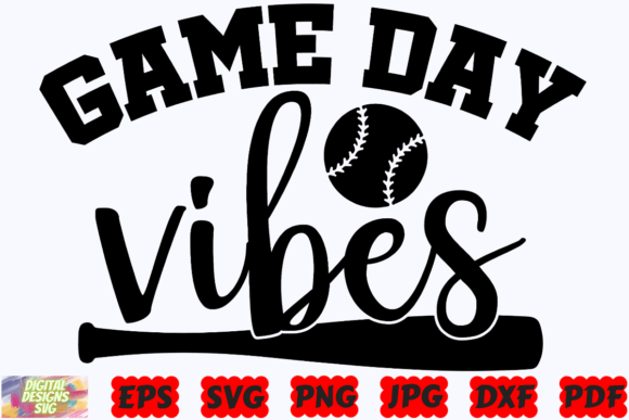Game Day Vibes SVG: Baseball Graphics & Crafts