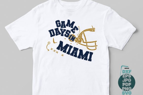 Game Days in Miami Graphics and Crafts