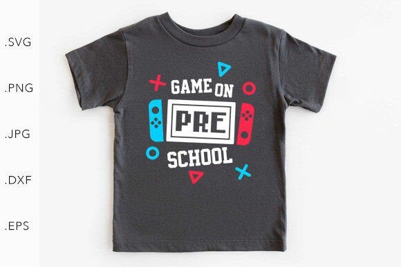 Game on Pre School SVG PNG: Graphics & Templates