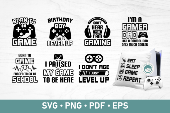Game Quotes Mini Bundle for Crafts & Graphics
