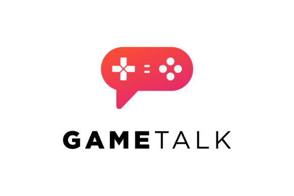 Game Talk Logo Design Template Vector Graphics & Logos Review