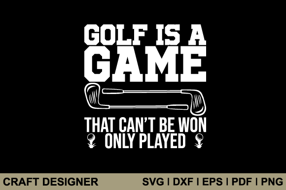 Golf Graphics for Crafts & Commerce