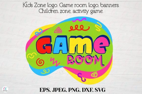 Kids Zone Logo 13: Game Room Graphics for Crafts