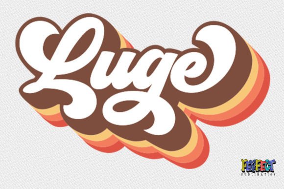 Luge Retro Groovy Winter Game SVG Graphics Print Templates