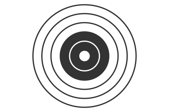 Round Dart Board Icon: Graphics & Illustrations Review