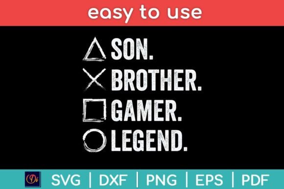 Son Brother Gamer Legend Video Game Love – A Designer's Verdict on This Graphics & Crafts Asset